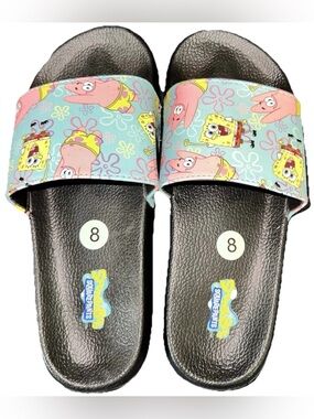 SpongeBob SquarePants Patrick Star Slide Sandals Size 8 Kids